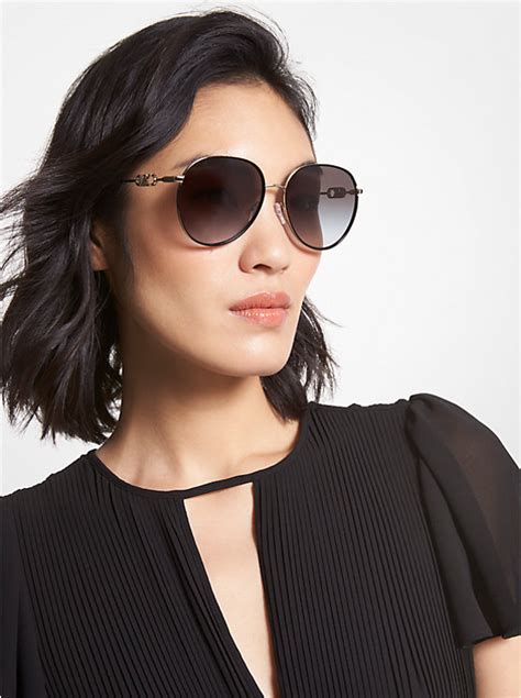 michael kors victoria sunglasses|michael kors aviator sunglasses women.